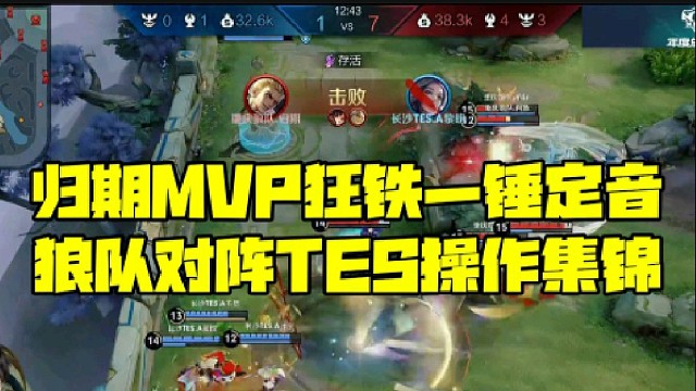 归期MVP狂铁一锤定音惊呆众解说
狼队对阵TESA操作集锦