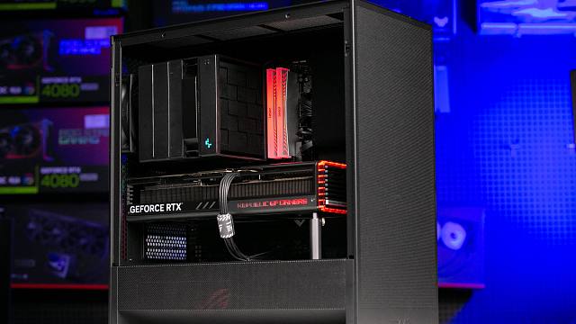 新款恩杰H5 FLOW 搭配风冷ROG电脑主机