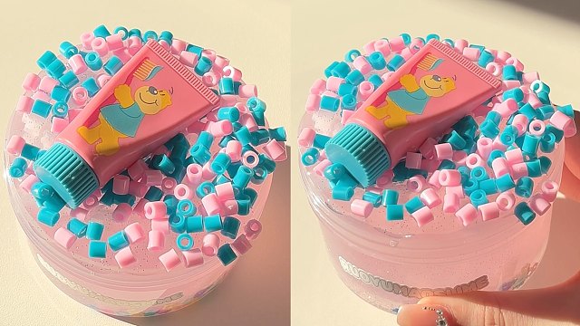 拼豆填充物真的是特别好看的搭配