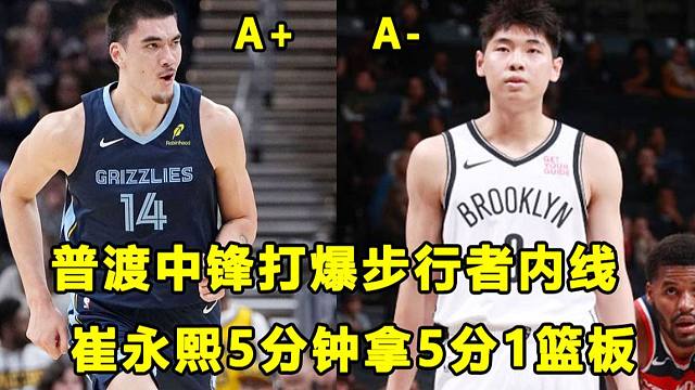 【Terry】预定最佳新秀？灰熊中锋打爆步行者内线群！崔永熙砍5分1篮板！172公分河村勇辉再缴出色