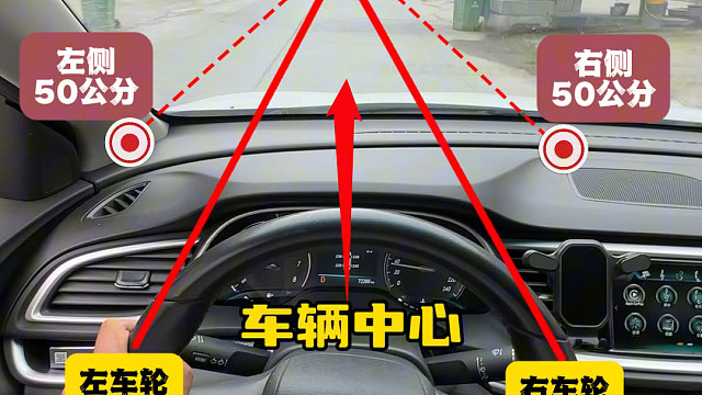 新手拿了驾照没有车感，可以参考一下阿峰这几个点#开车技巧分享 #知识分享