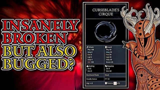 法环：1.16咒剑士圆刃刀非常强力，但是有Bug