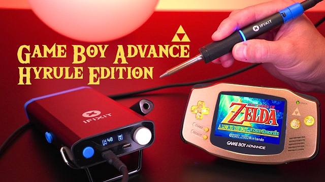 打造金属外壳「海拉鲁」版GBA和iFixit便携烙铁体验评测 | 作者：Macho Nacho Pr