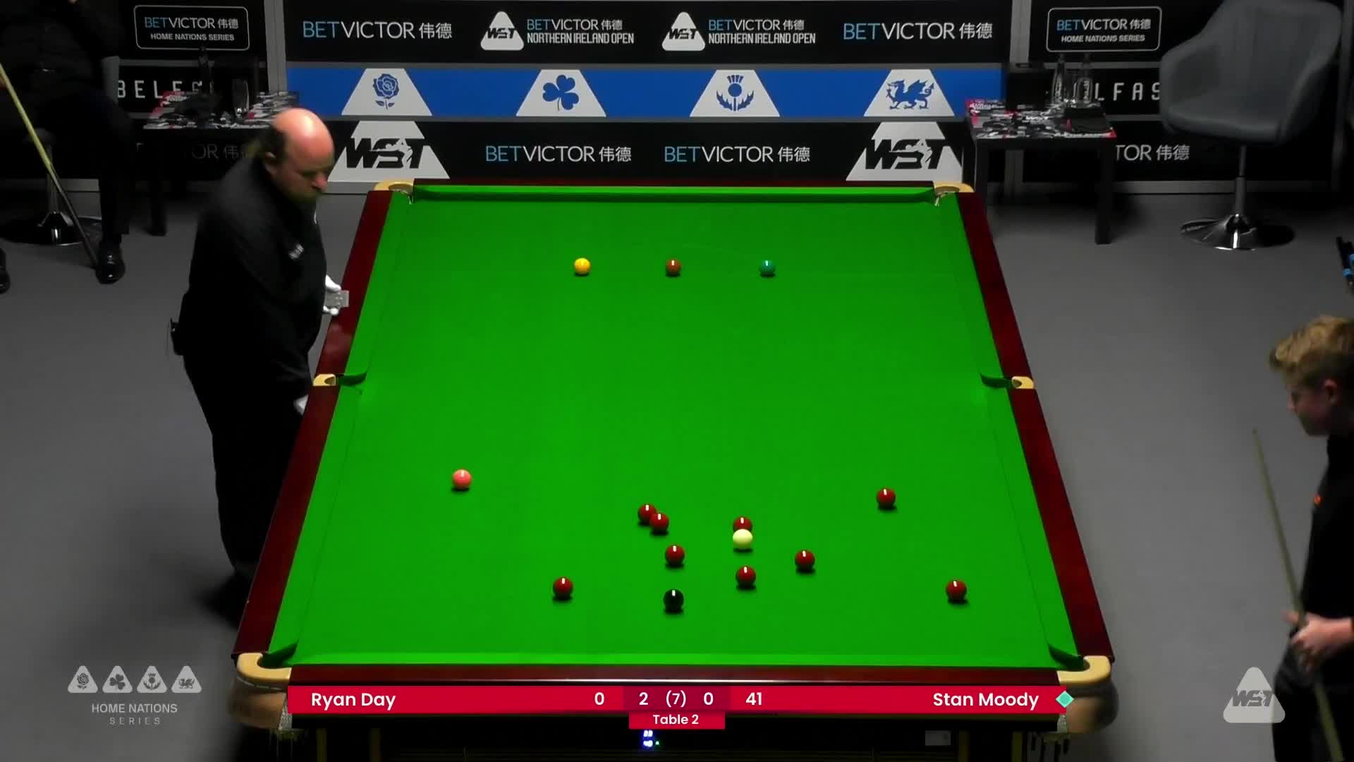 瑞恩·戴  VS  斯坦·穆迪 2024斯诺克北爱尔兰公开赛 清流