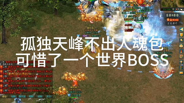 剑侠情缘网络版「剑网1」孤独天峰不出人魂包
可惜了一个世界BOSS「城北大叔」