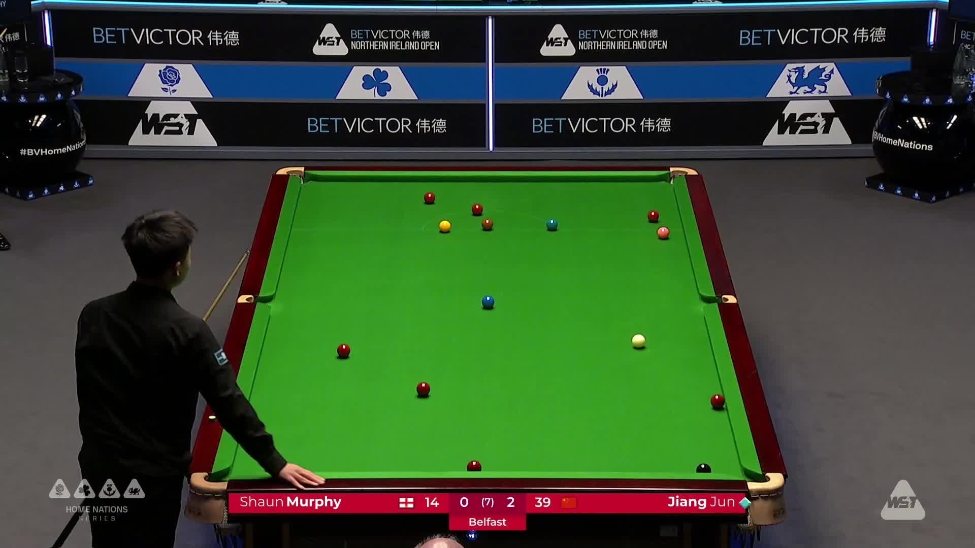 肖恩·墨菲  VS  江俊 2024斯诺克北爱尔兰公开赛 清流