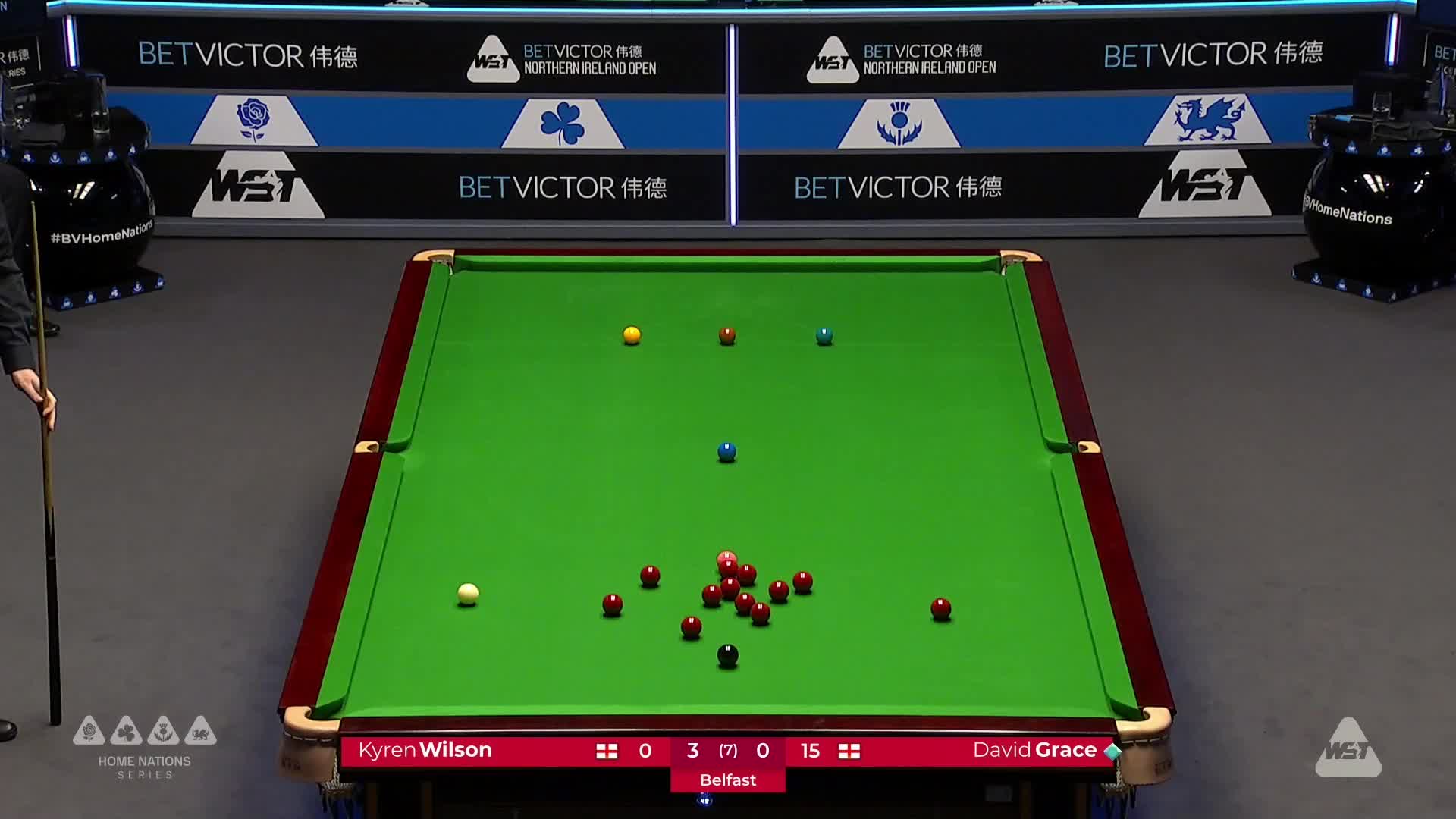 凯伦·威尔逊VS大卫·格雷斯    2024斯诺克北爱尔兰公开赛 清流