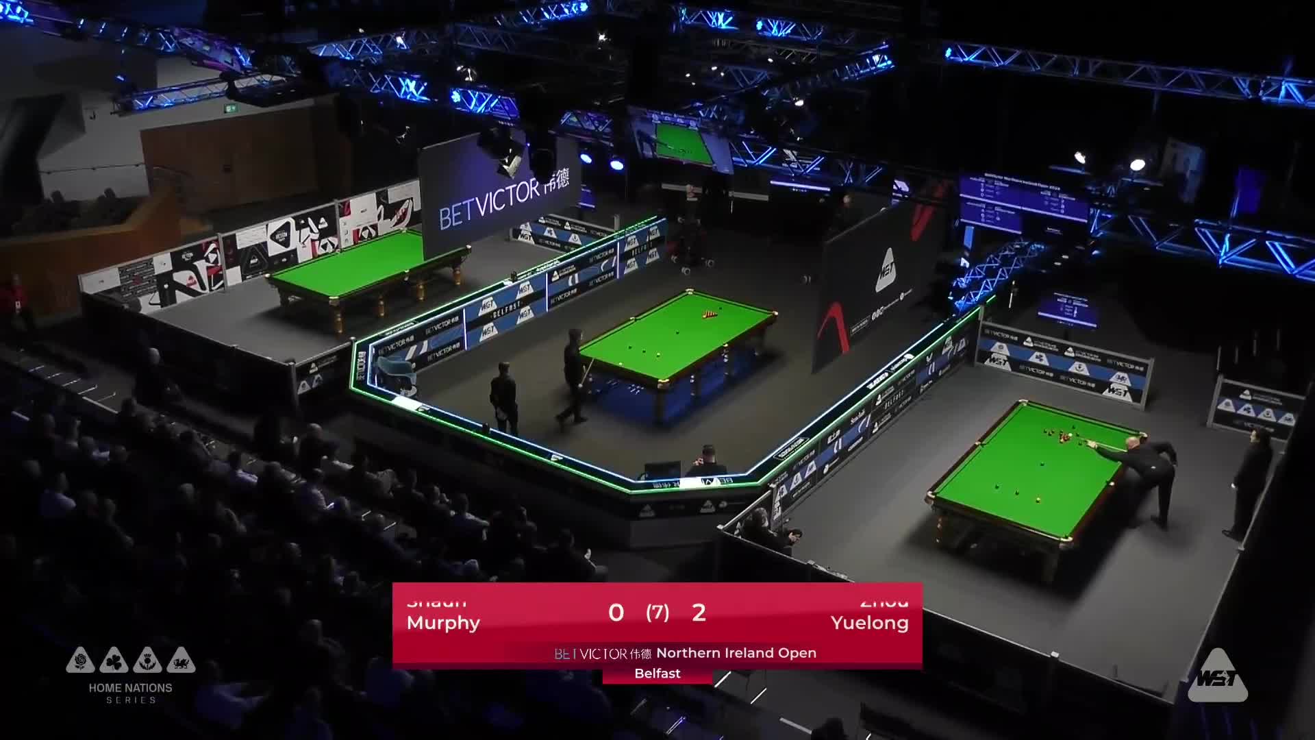 周跃龙VS肖恩·墨菲      2024斯诺克北爱尔兰公开赛 清流