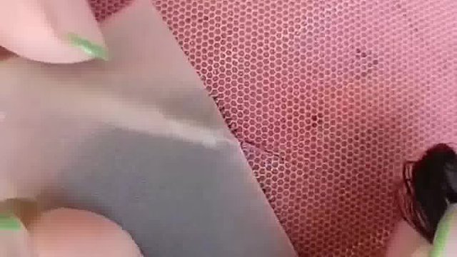 青岛盛阳假发工厂：双递针工艺教程