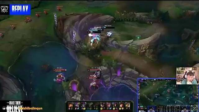 Uzi锐评ON操作：这波HLE三个人怎么都得死啊，你真得等一下人吧2024全球总决赛四分之一决赛，B