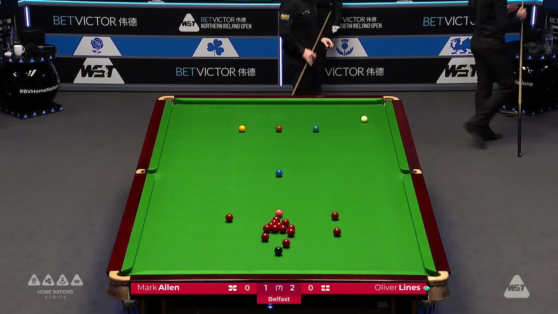 马克·艾伦VS奥利弗·莱恩斯 2024斯诺克北爱尔兰公开赛 清流