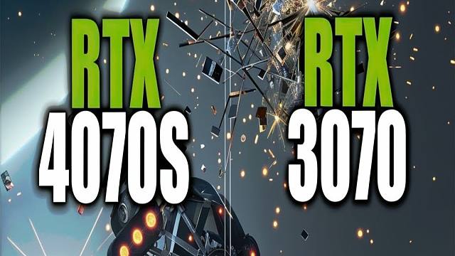 RTX 3070 8G vs RTX 4070Super 12G  显卡对比（2K分辨率测试，CPU