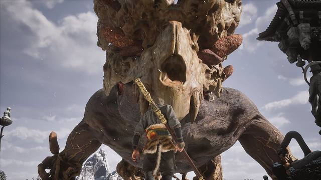 黑神话BOSS变大后的观感还不错啊