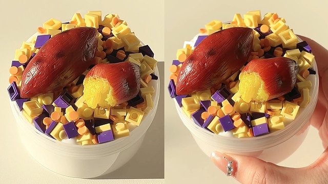 秋天吃烤红薯也很幸福～