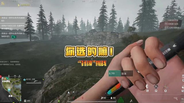 萤火突击:“针阔”挑战:你选的嘛！