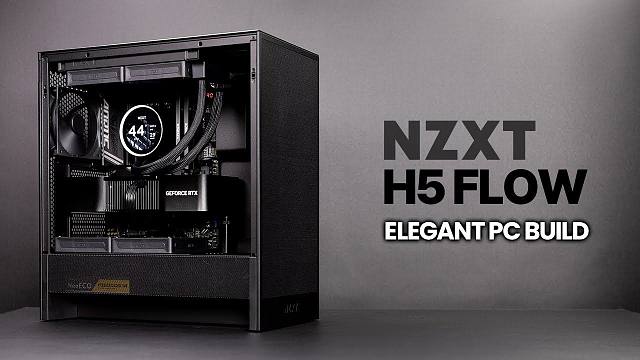 【4K】2024版恩杰H5 Flow全黑游戏电脑装机 R9 9900X+RTX 4080S公版 | 