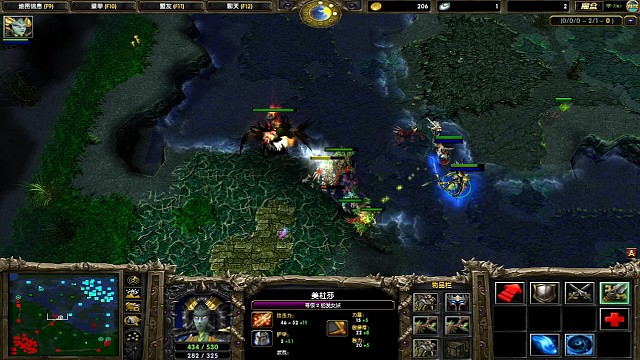 花臂打dota对线不咋地 偷家挺厉害