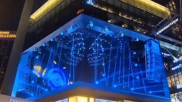 户外裸眼3d屏幕裸眼三D显示屏裸眼3D大屏幕【联诚发】