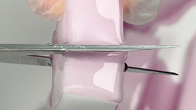 沉浸式剪葡萄果冻条子～