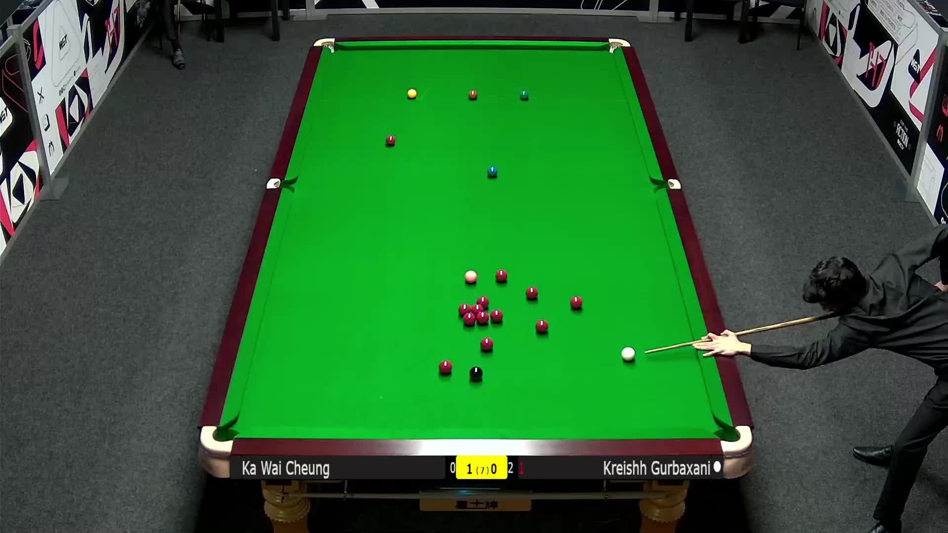 张家玮VS克雷什·古尔巴克萨尼 2024斯诺克苏格兰公开赛资格赛 清流