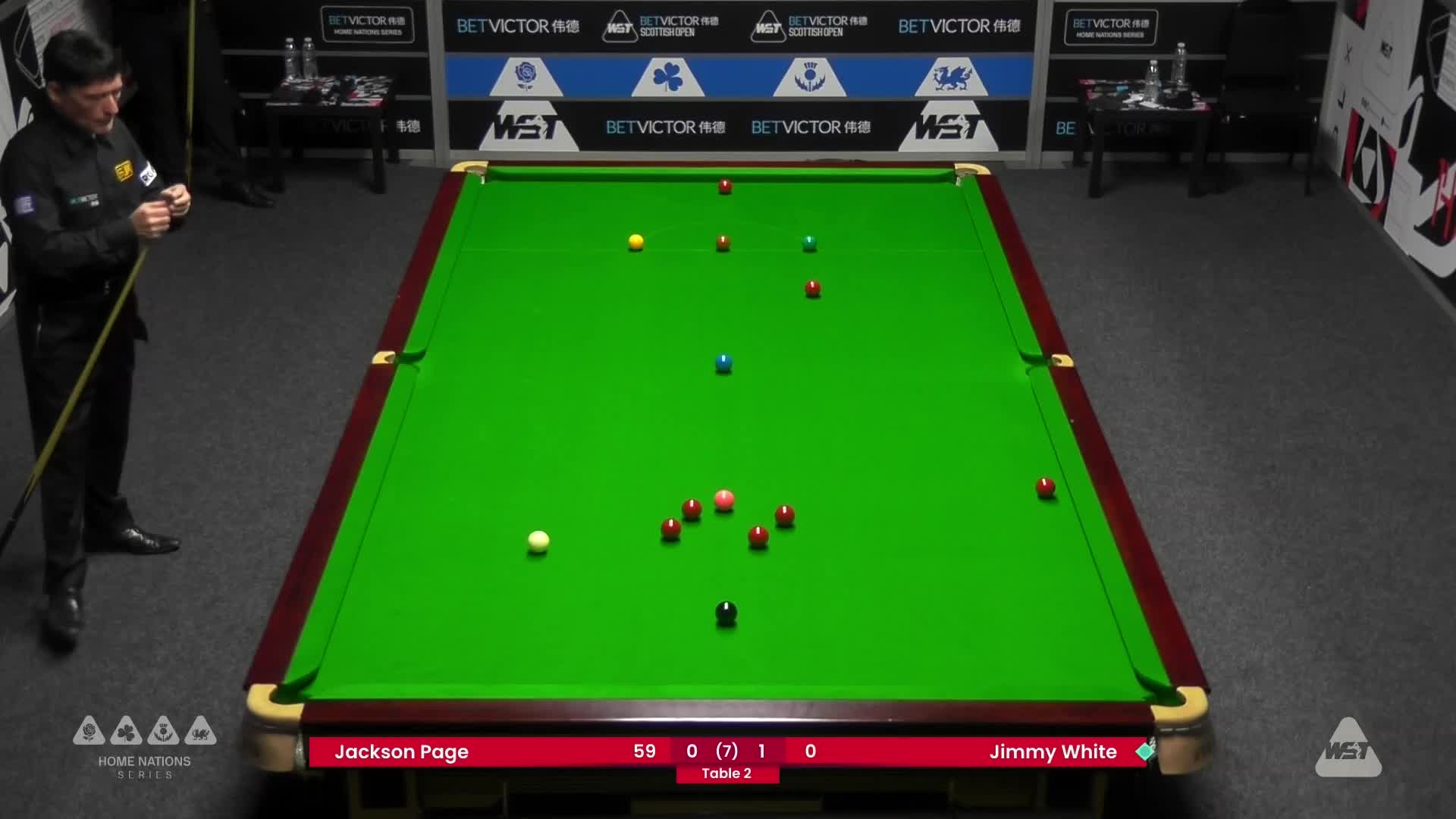 杰克逊·佩吉VS吉米·怀特2024斯诺克苏格兰公开赛资格赛 清流