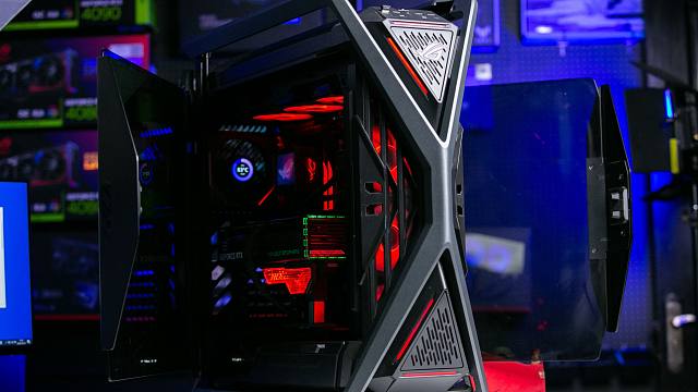 高级感拉满ROG全家桶创世神电脑主机