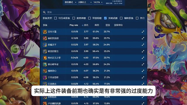 很多人想看光明装排名？其实数据库有点问题