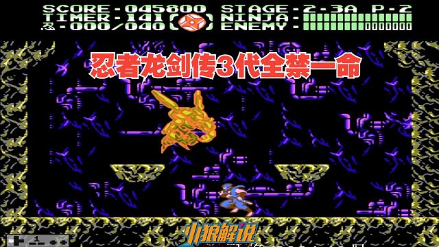 FC忍者龙剑传3-怀旧哥全禁一命速通玩法！手法借鉴TAS表演