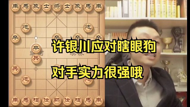许银川遇到天津市冠军，对手的瞎眼狗有点厉害