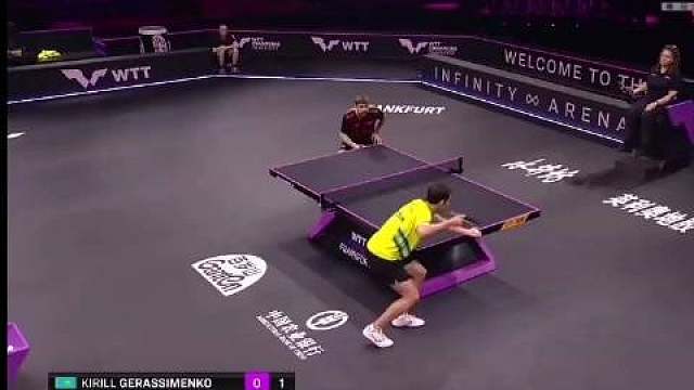 雨果3比0战胜格拉斯门科，晋级男单八强，比分11-9、11-6、11-4，下一轮  台林加油！