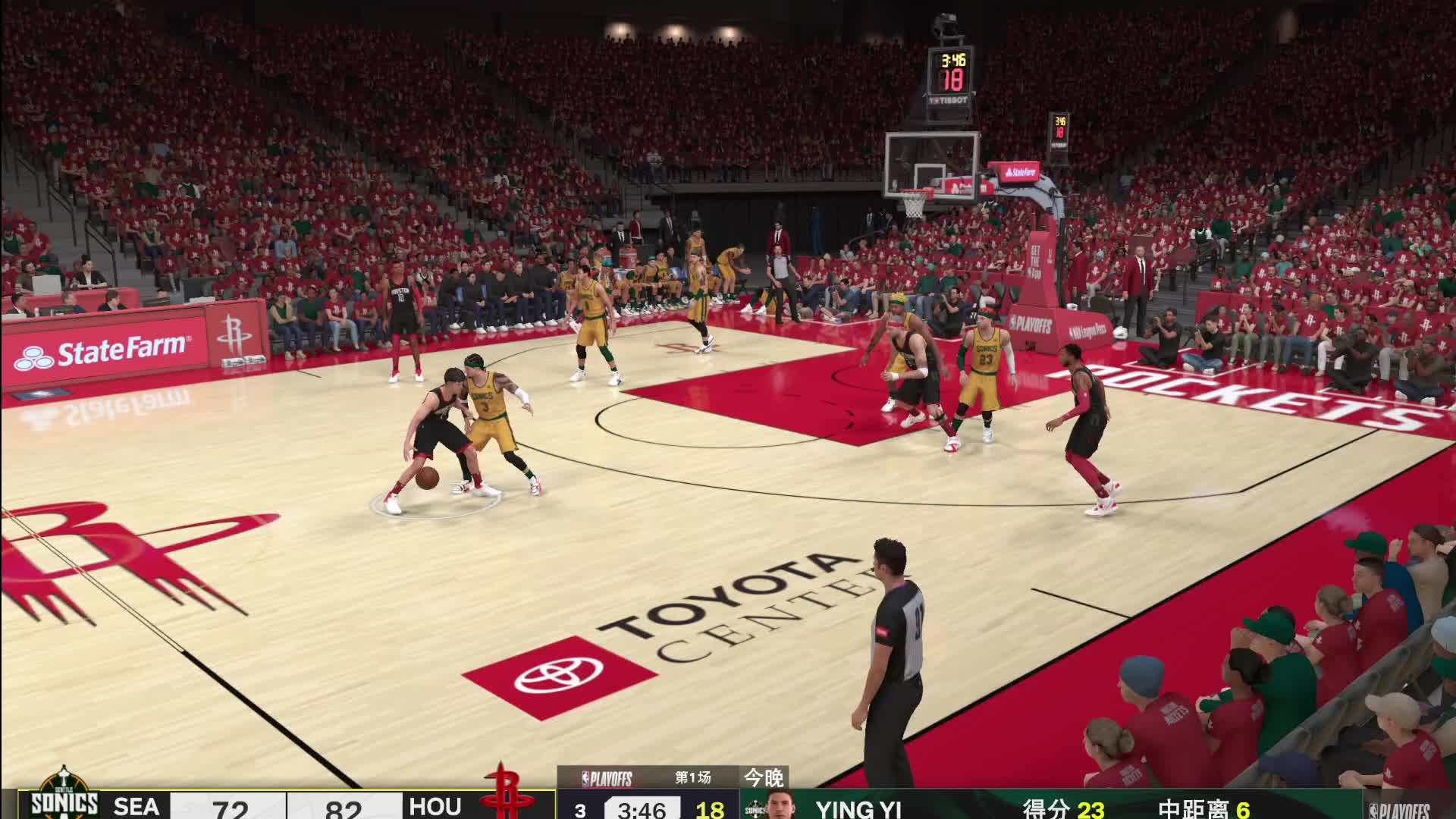 S3赛季-西决G1 超音速vs火箭 102-124