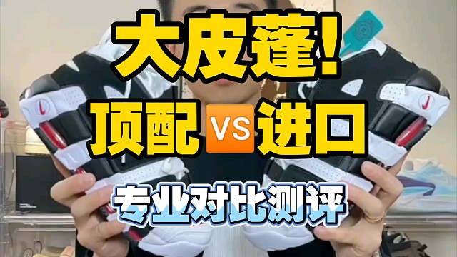 【小白必看】冬季热门款 大air皮蓬熊猫真假多版本对比测评，进口和国产顶配之间的差距还有多大?一起来