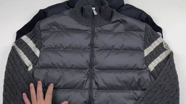 蒙口24年新款拼接羽绒服外套实物分享测评 讲解