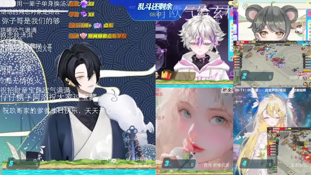 两对夫妻打架？