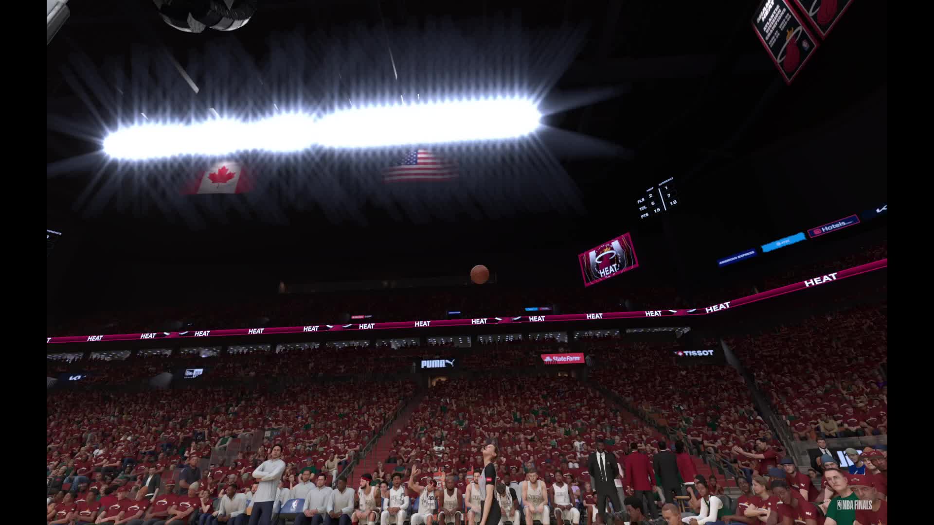 S3赛季-总决赛G2 超音速vs热火 50-41 上半场