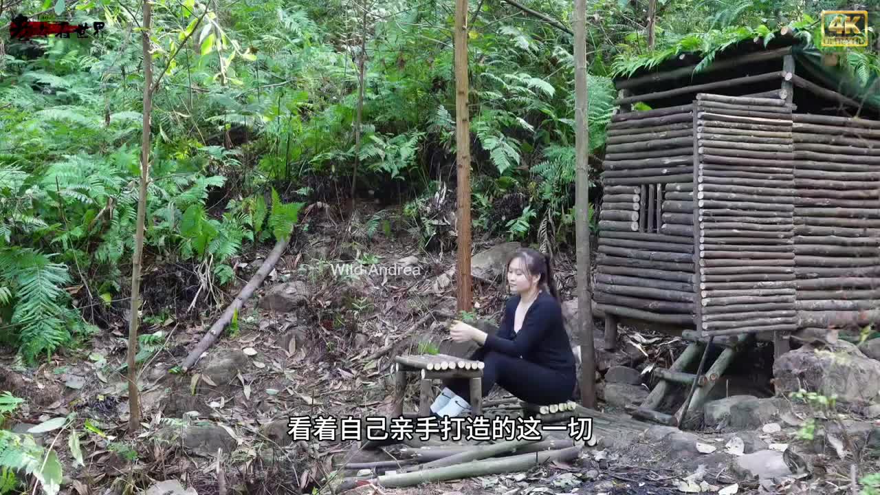 #野外生存 #野外生活纪录片 #真实户外生活 #记录农村生活大山里的生活