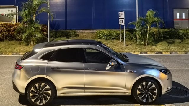 问界m5改色亚历山大银（哑面电镀银）