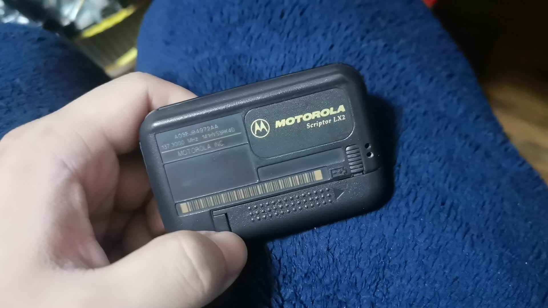 12包邮的摩托罗拉scriptor LX2传呼机开箱