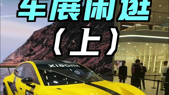 车展休闲逛（上），雷总的热度可比车高多了～