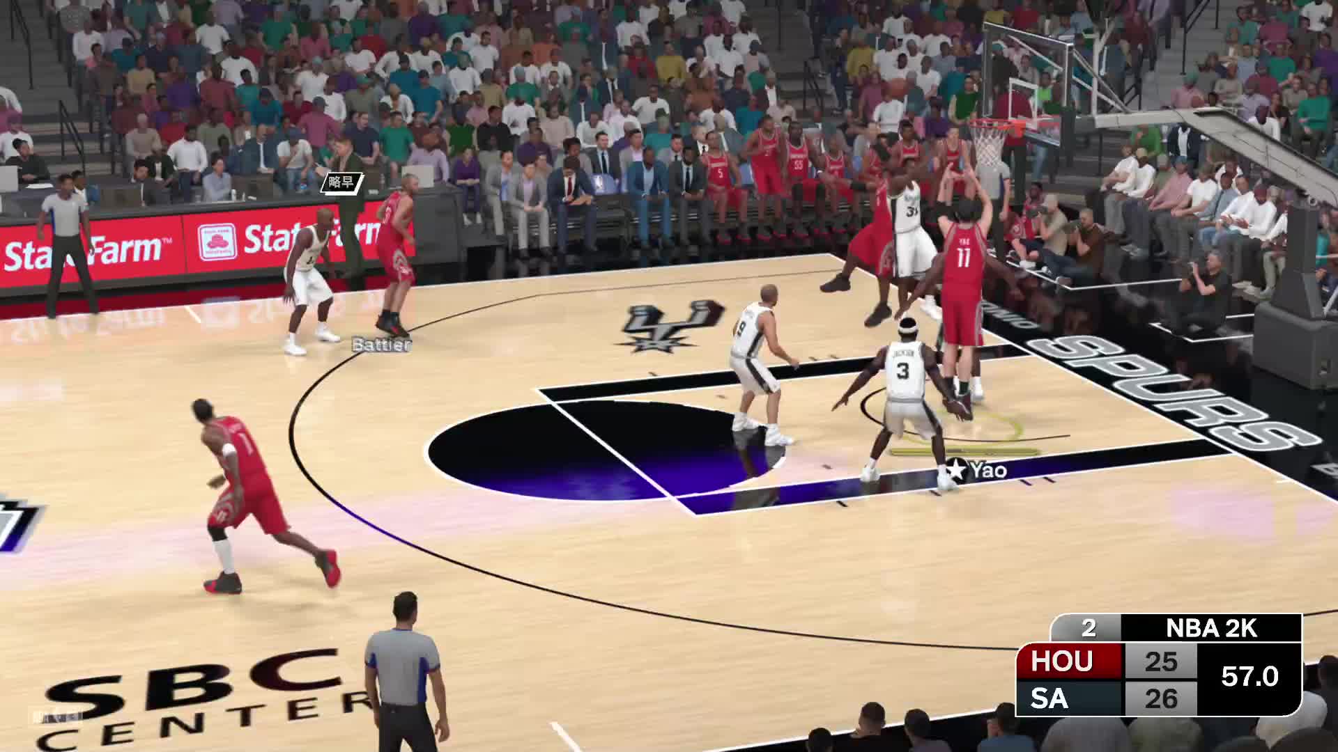 2K25王朝模式/姚麦组合/名人堂-VS-05马刺