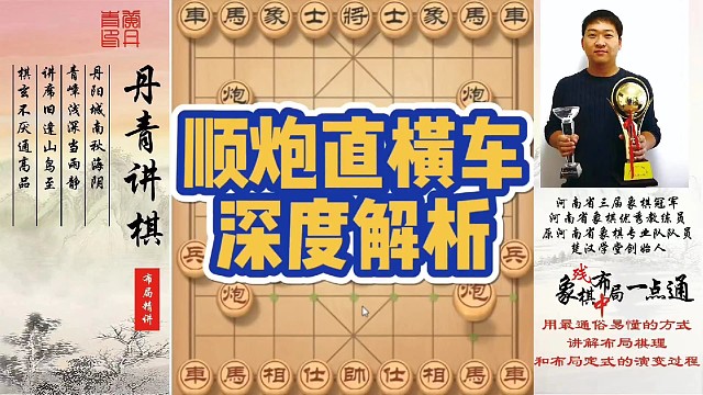 顺炮直横车深度解析！如何快速提升象棋水平系统学棋？如何学习布局，中局，残局？少走弯路，真心教棋，带你