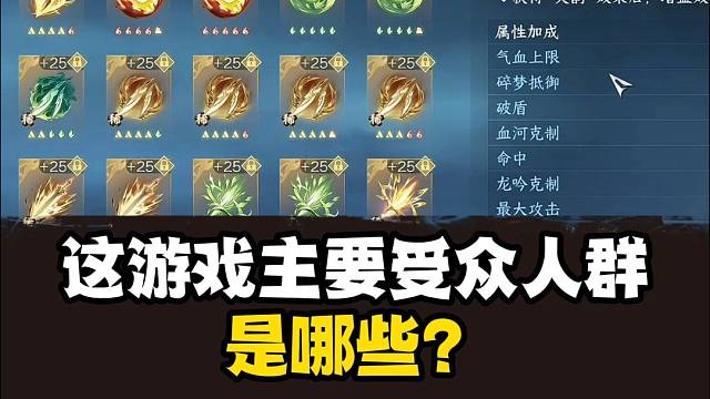 逆水寒手游受众群体？大家是哪一类玩家？
