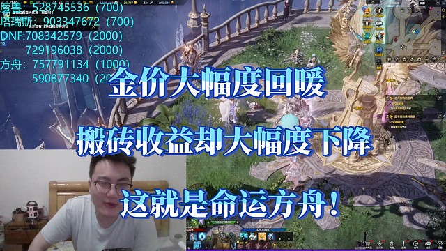 金价越回暖，搬砖收益越低——命运方舟