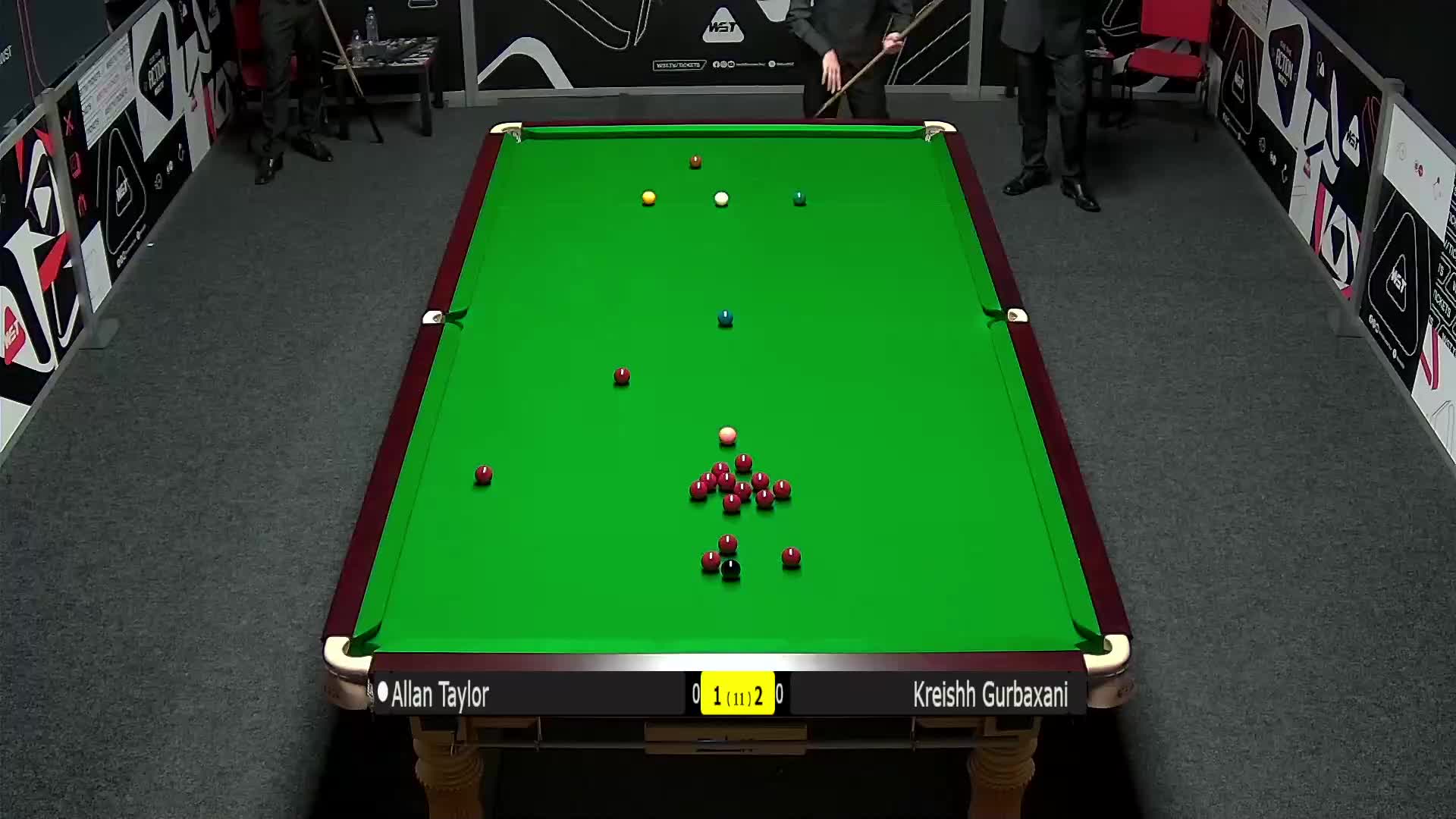 艾伦·泰勒VS克雷什·古尔巴克萨尼 2024斯诺克英国锦标赛 清流