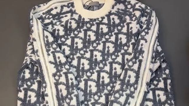 陈泽同款的迪奥24秋冬系列新款分享 拉链老花卫衣 颜值穿搭开箱