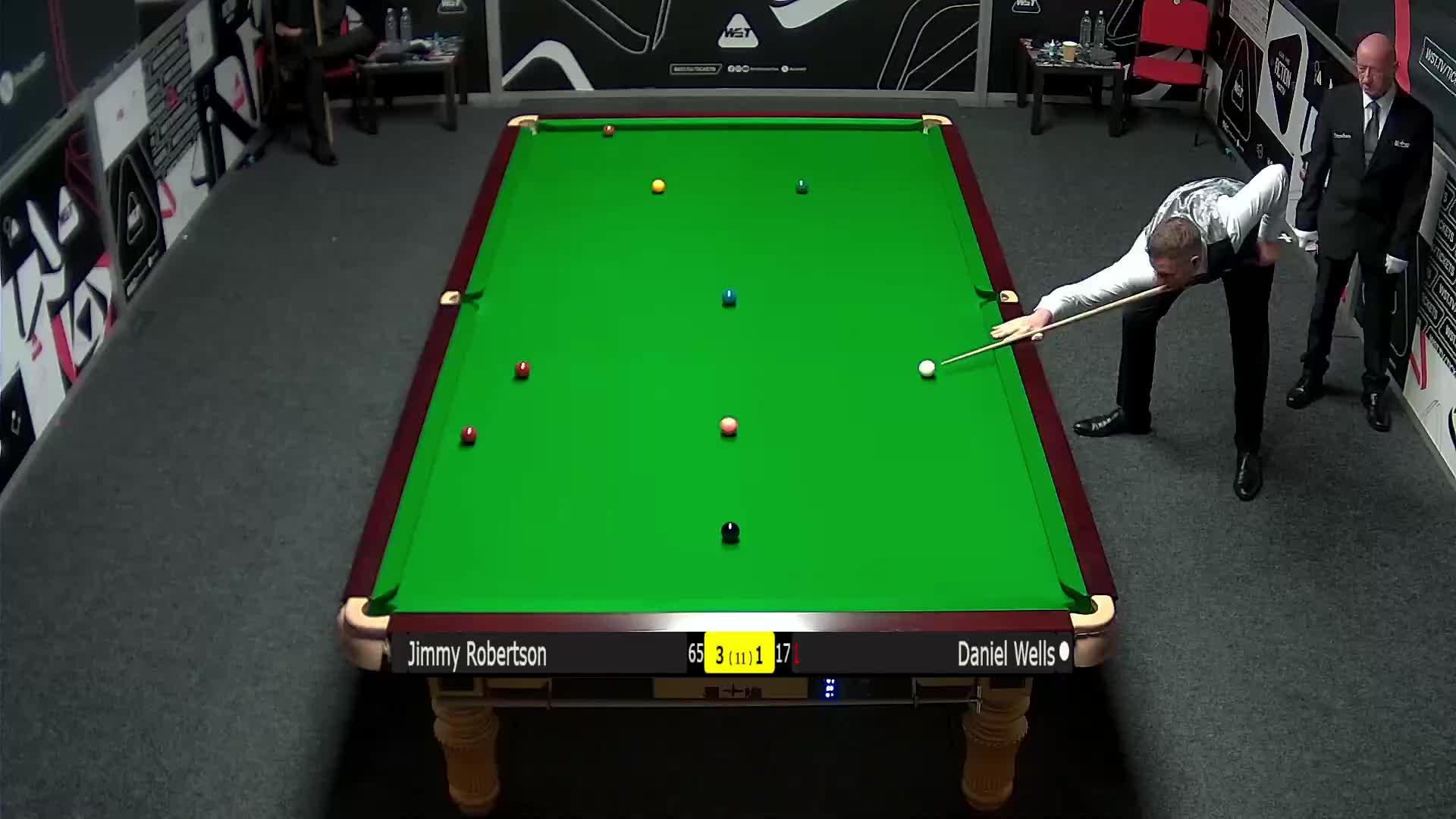 吉米·罗伯逊VS丹尼尔·威尔斯2024斯诺克英国锦标赛 清流