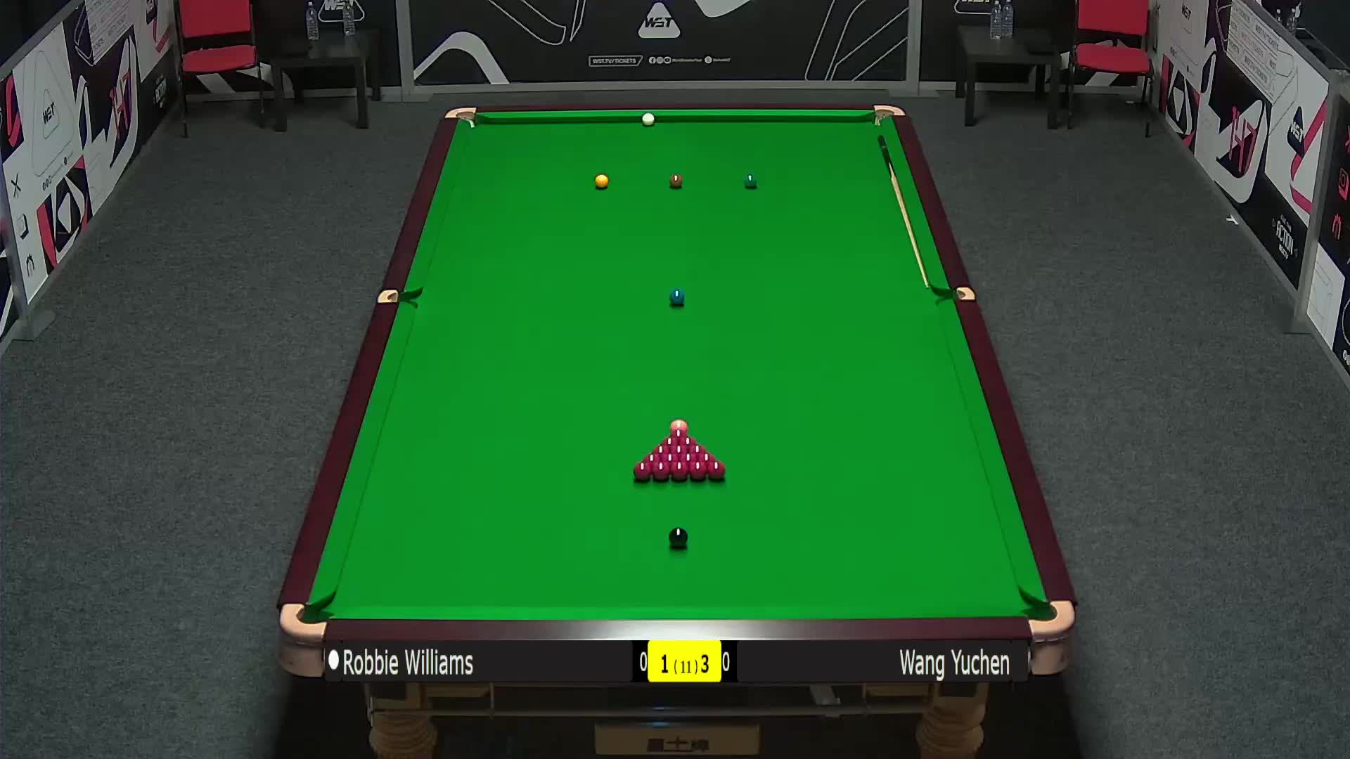 罗比·威廉姆斯VS王雨晨2024斯诺克英国锦标赛 清流