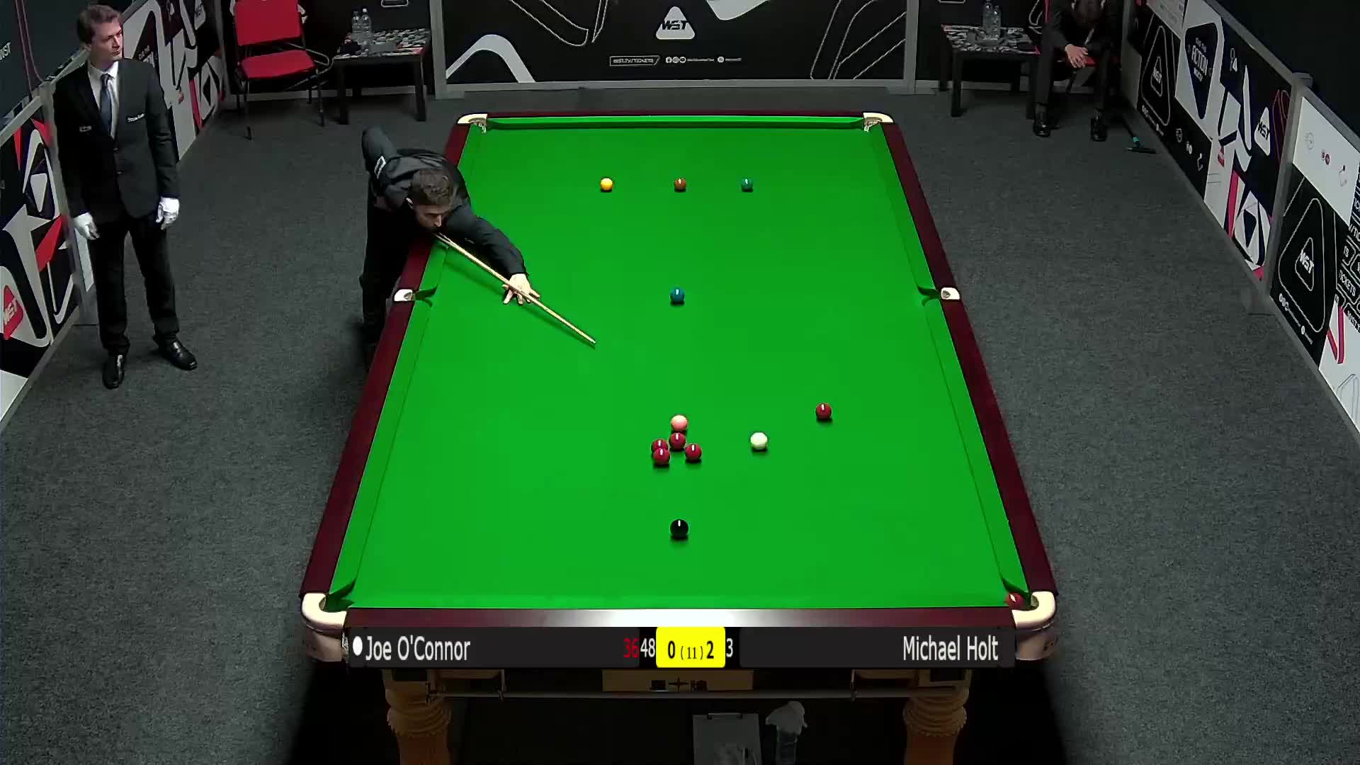 乔·奥康纳VS迈克尔·霍尔特2024斯诺克英国锦标赛 清流