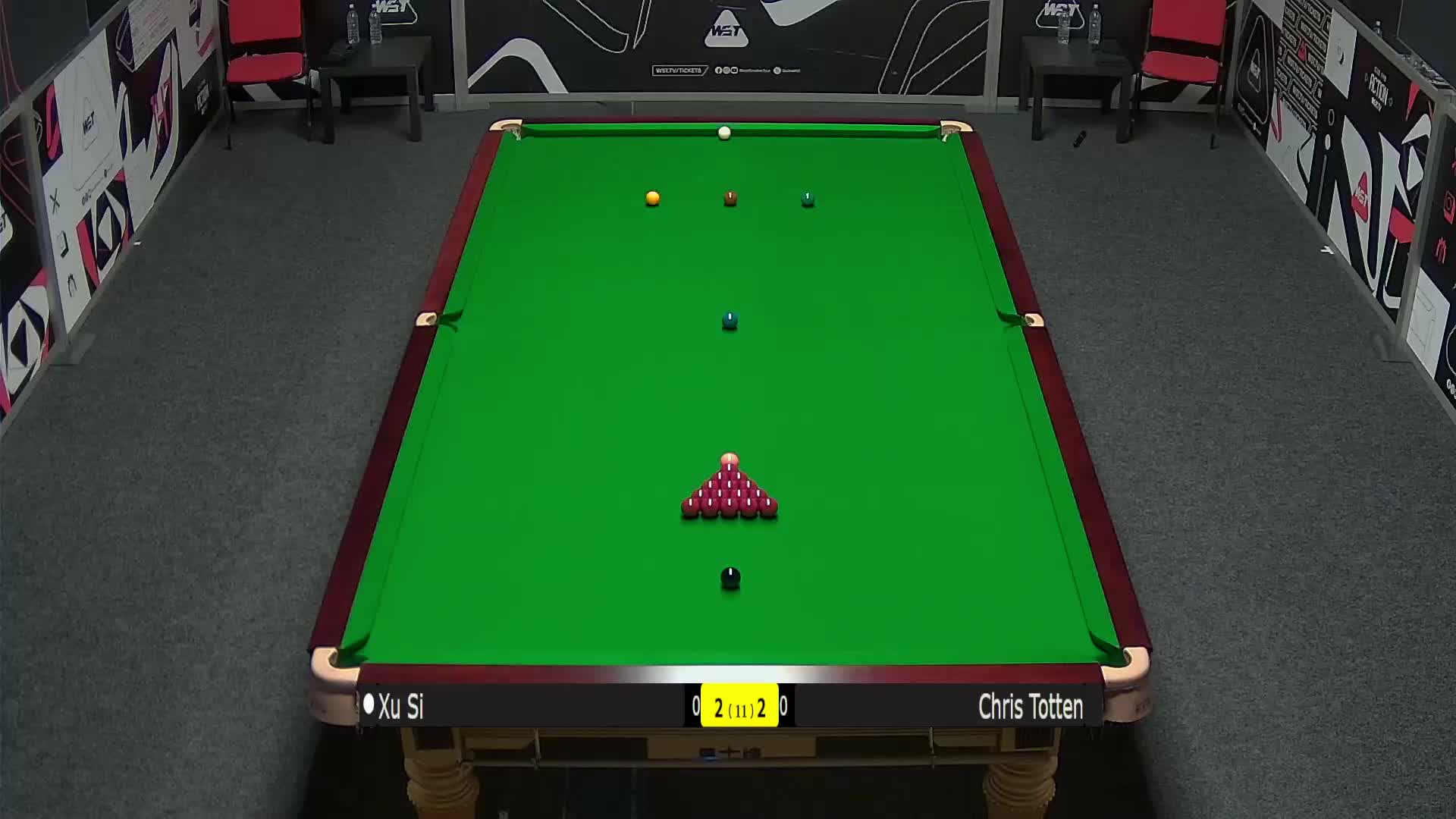 徐思VS克里斯·托顿2024斯诺克英国锦标赛 清流