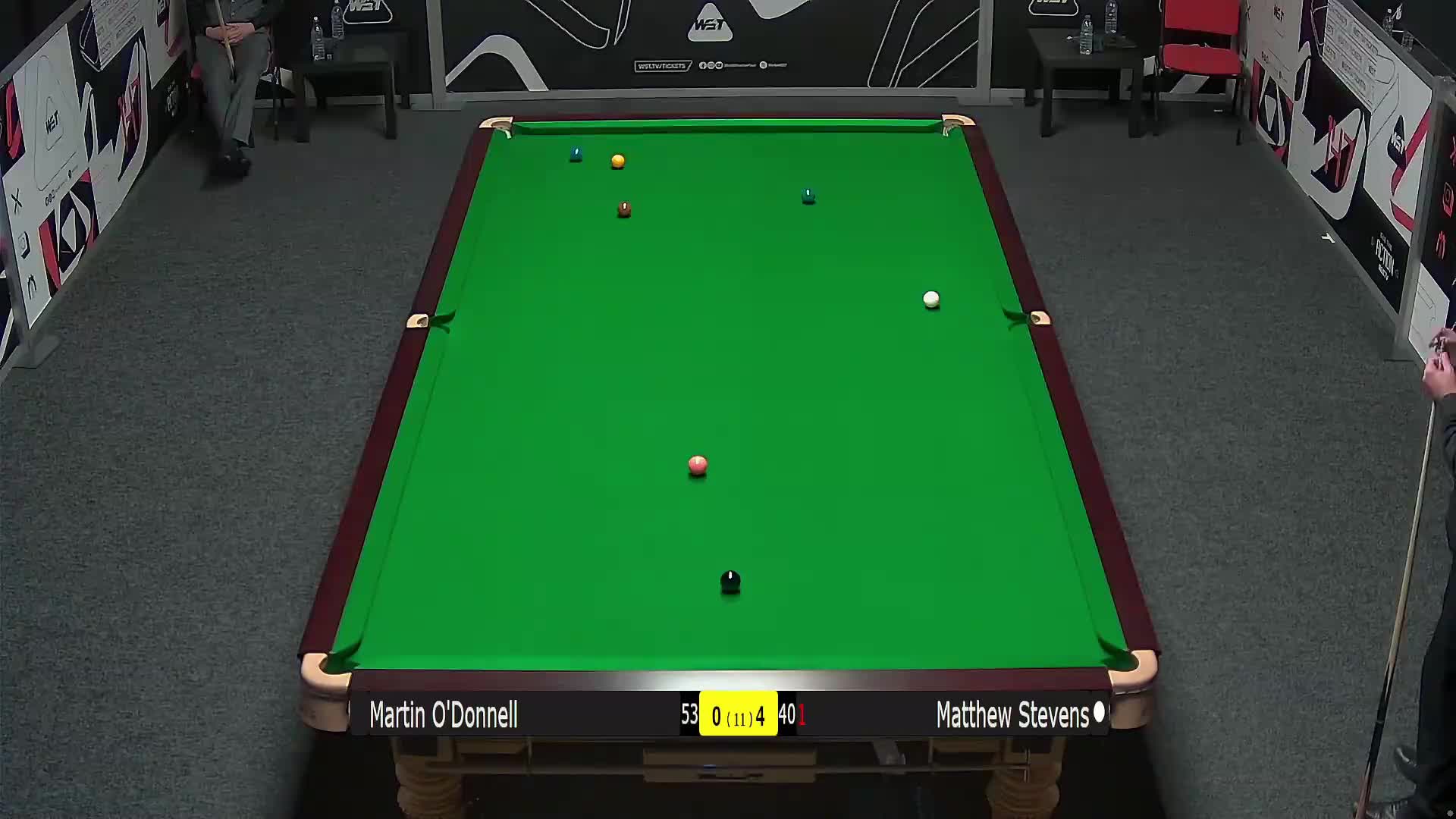 马丁·奥唐奈VS马修·史蒂文斯2024斯诺克英国锦标赛 清流